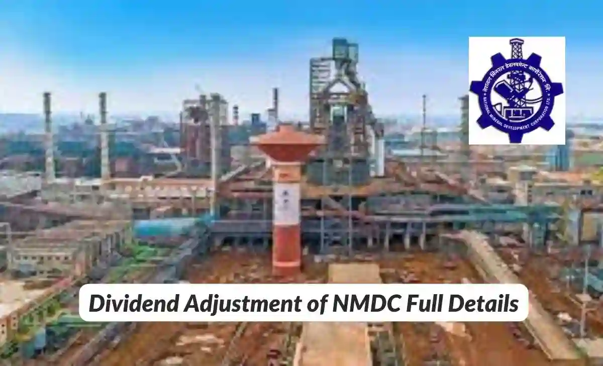 Dividend Adjustment Of NMDC for Dec 2023