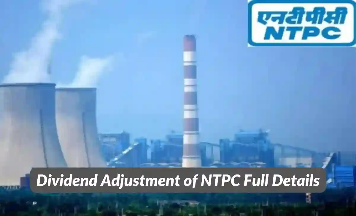 Dividend Adjustment of NTPC